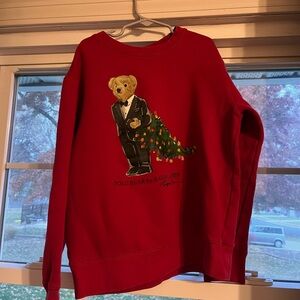 Polo by Ralph Lauren Red Bear Crewneck Sweater